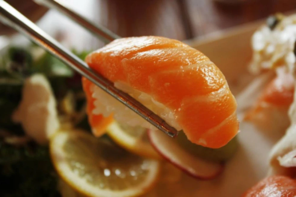 Sushi on a chopstick 